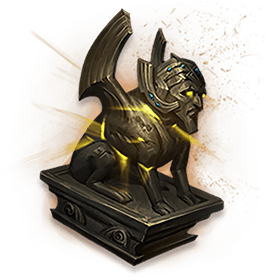 Manticore Statue