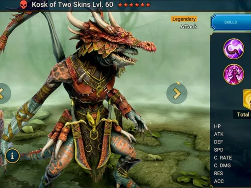 raid shadow legends best kosk build