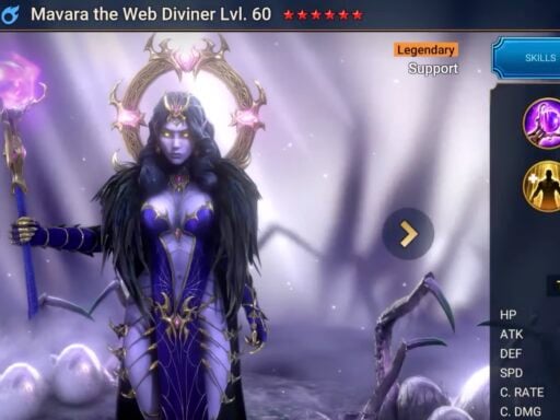 raid shadow legends best mavara build