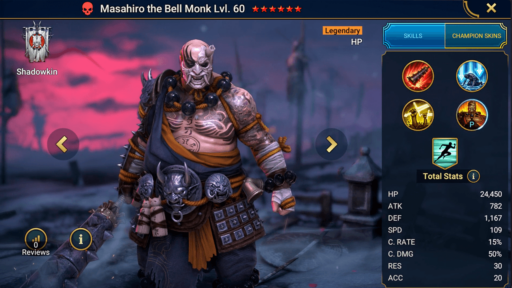 raid shadow legends best masahiro build