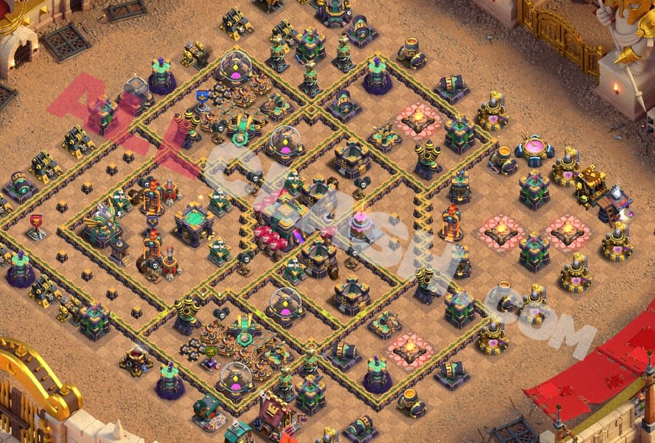 TH14 War / CWL Base, August 2026