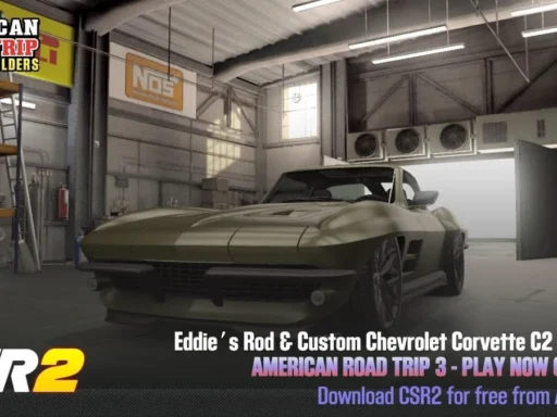 CSR2 Eddies Rod & Custom Corvette tune and shift pattern