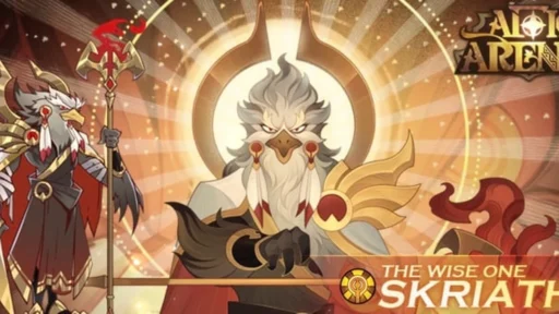afk arena best skriath build