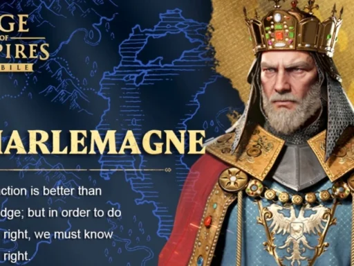 age of empires mobile best charlemagne build