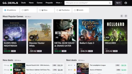 GG.deals – your ultimate guide to gaming deals