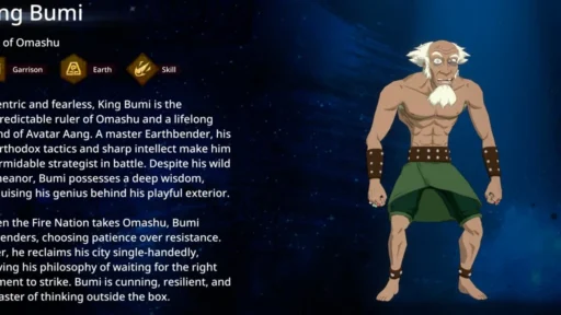 avatar realms collide best king bumi build