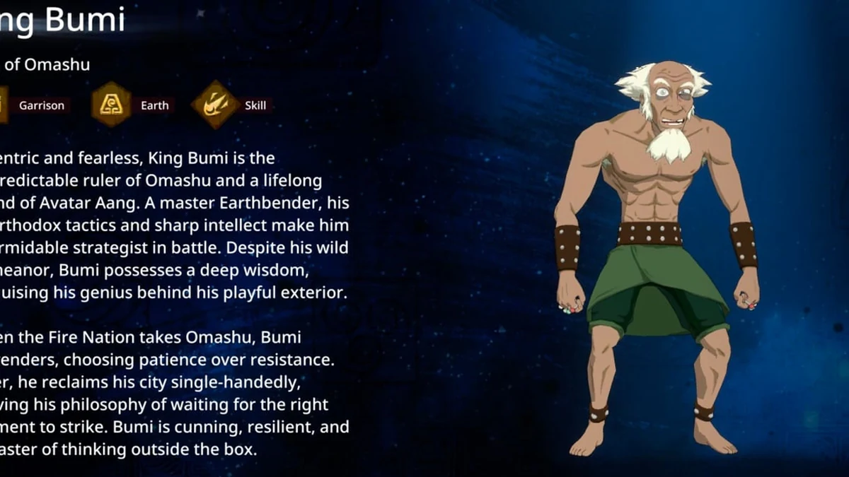 avatar realms collide best king bumi build