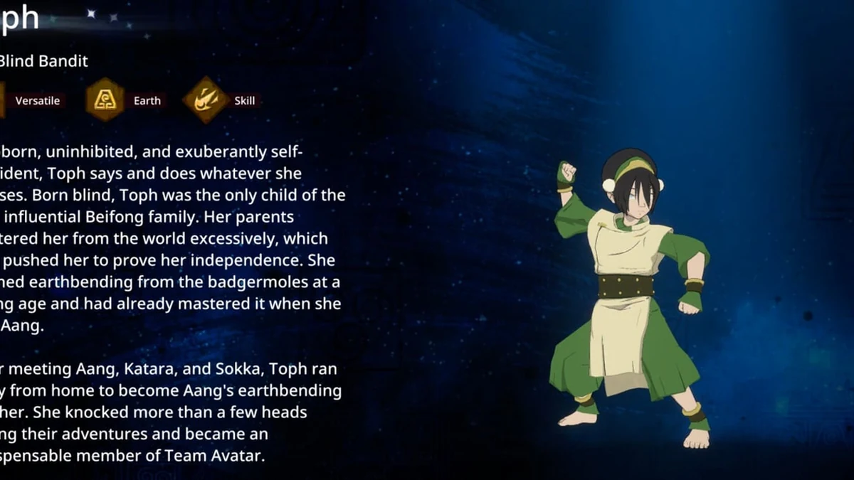 avatar realms collide best toph build