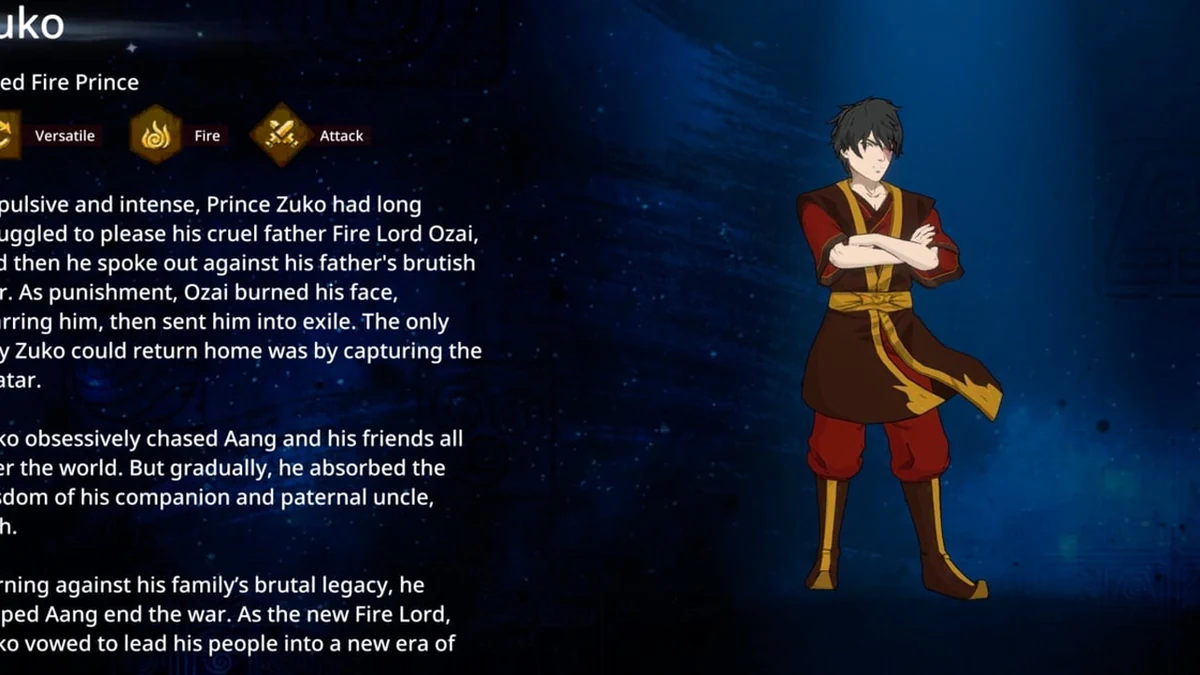 avatar realms collide best zuko build