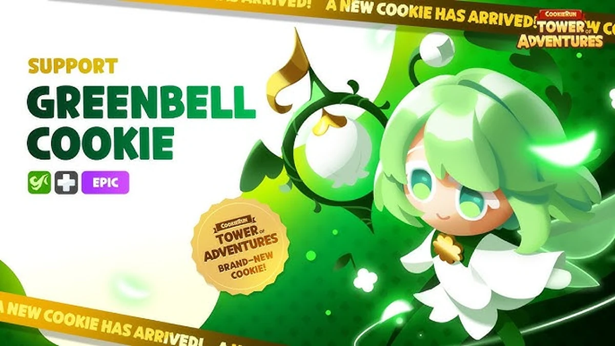 best greenbell cookie build in cookie run tower of adventure