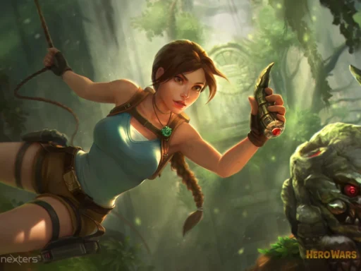 best lara croft teams in hero wars