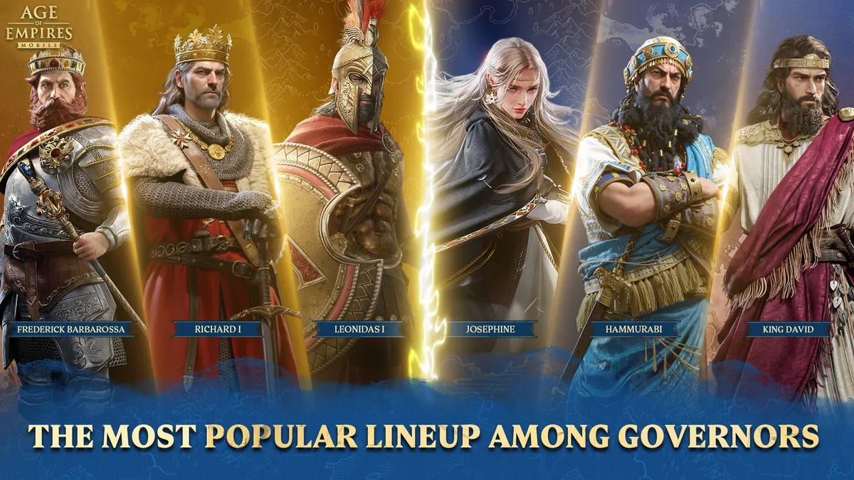 best lineup pairings in age of empires mobile