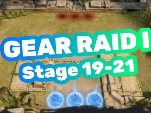 best teams for gear raid 1 stage 19-21