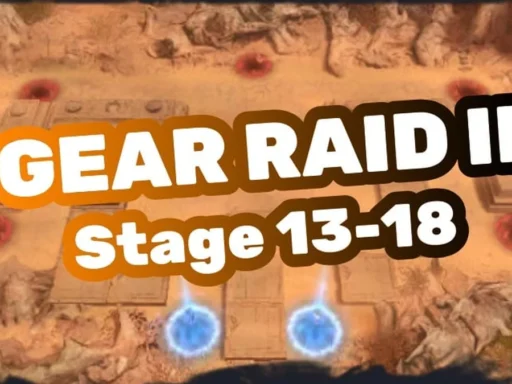 best teams for gear raid 2 stage 13-18