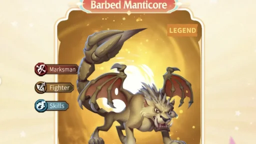 call of dragons best barbed manticore build
