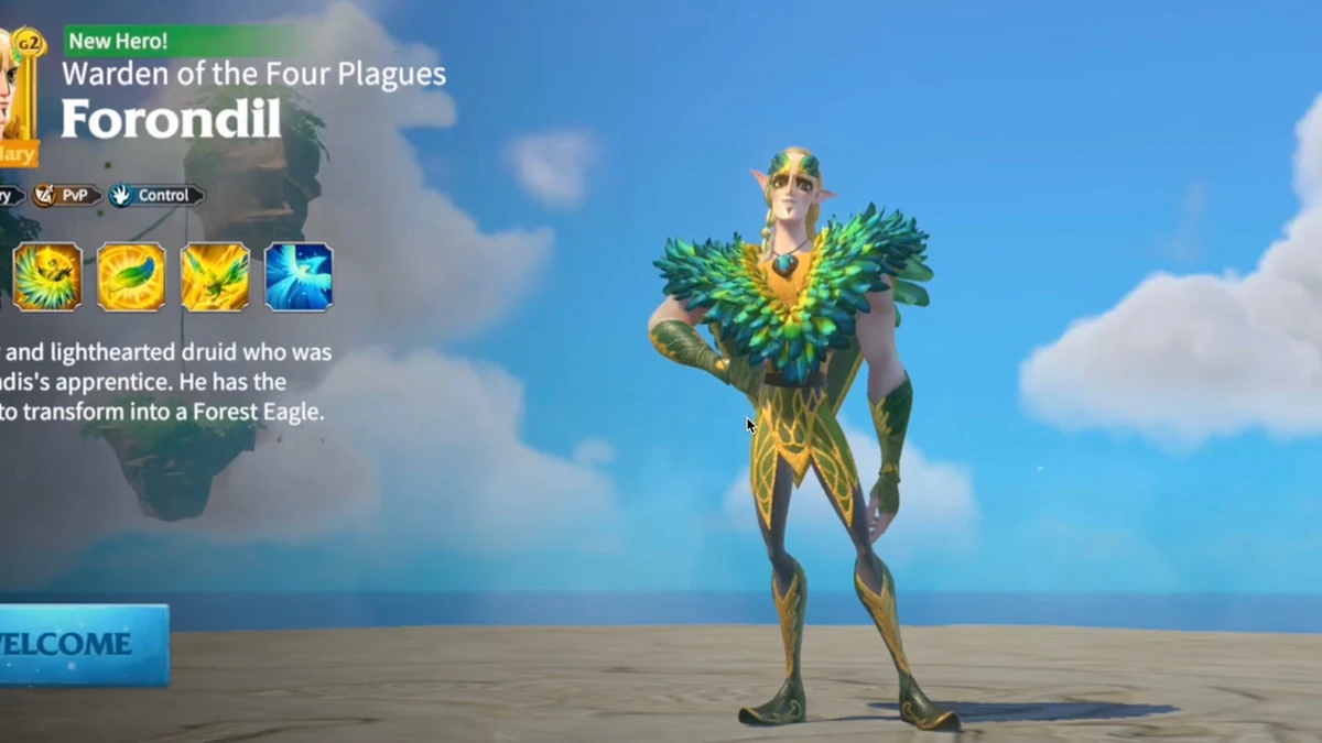 call of dragons best forondil build