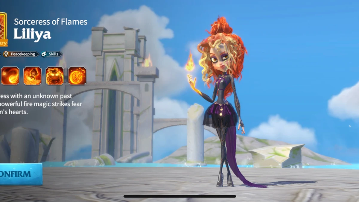 call of dragons best liliya build
