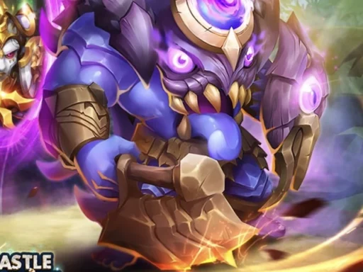 castle clash primeval golem build