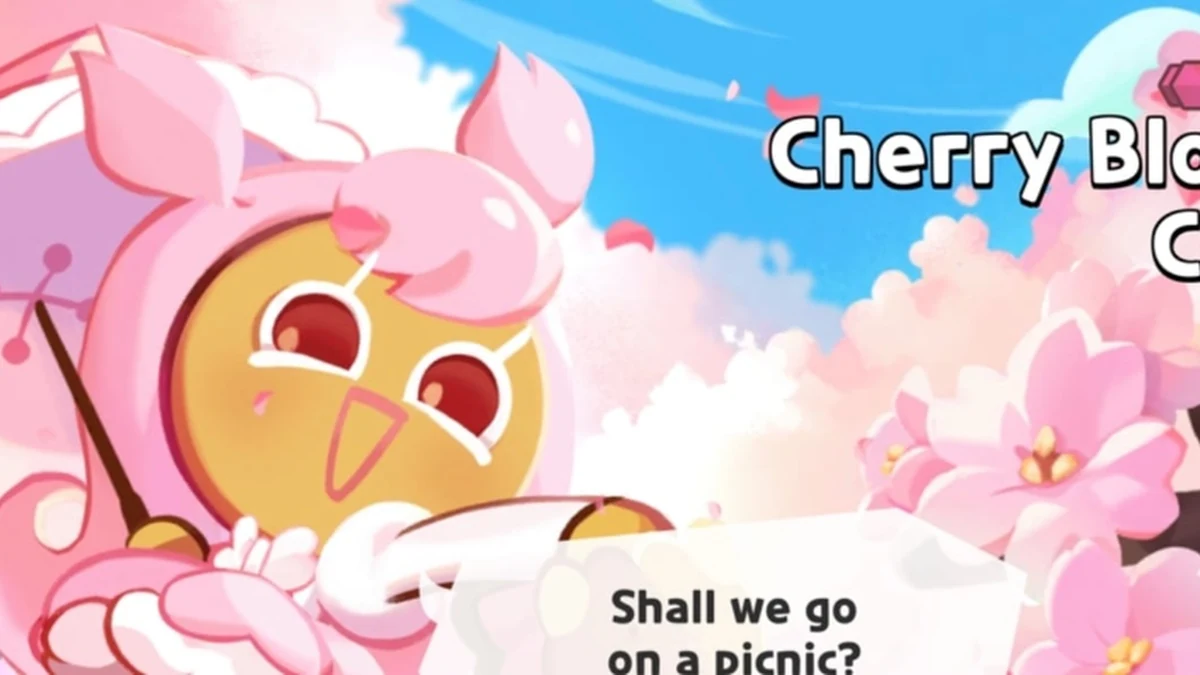 cherry blossom cookie build