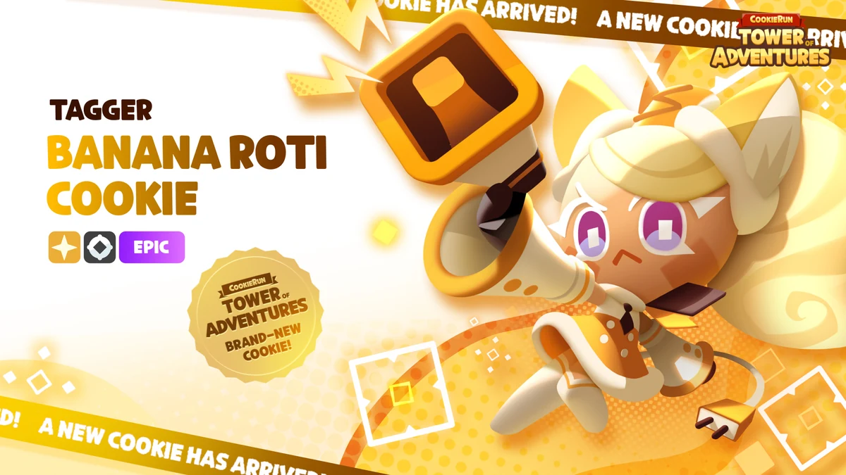 cookierun tower of adventures best banana roti cookie build