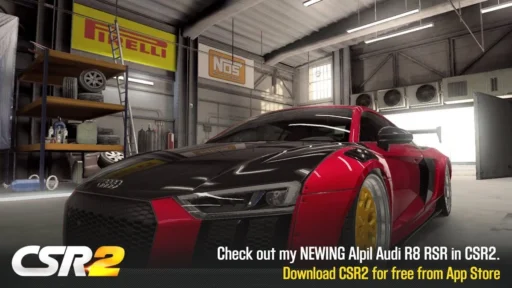 csr2 Audi NEWING Alpil R8 RSR tune and shift pattern
