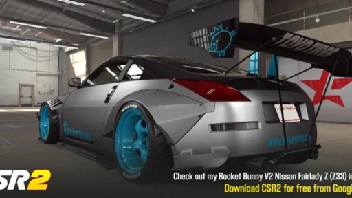 csr2 Nissan Rocket Bunny V2 Fairlady Z (Z33) easter 2022 tune and shift pattern