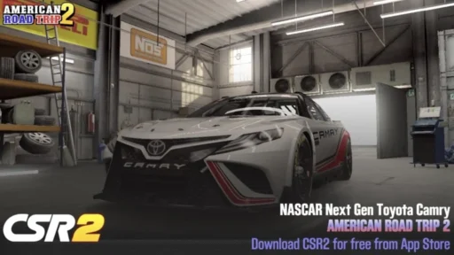 csr2 Toyota NASCAR Next Gen Camry tune and shift pattern