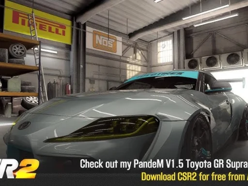 csr2 Toyota PandeM V1 GR Supra tune and shift pattern