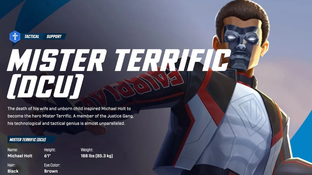 dc worlds collide mister terrific build
