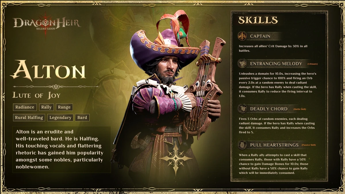 dragonheir best alton build
