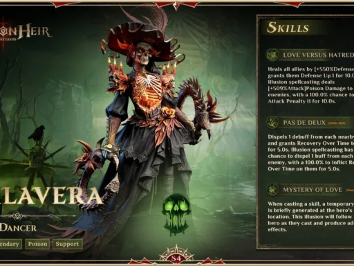 dragonheir best calavera build