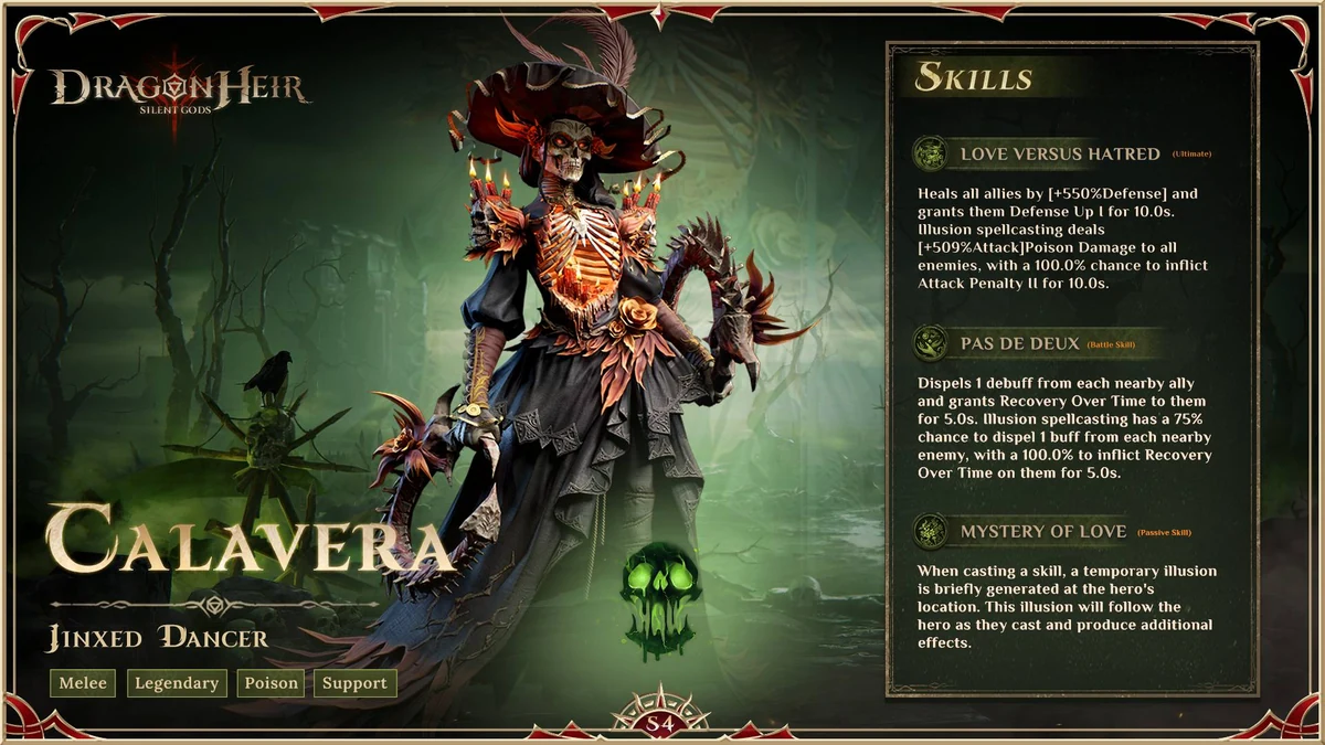 dragonheir best calavera build