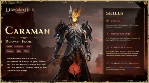 dragonheir best caraman build