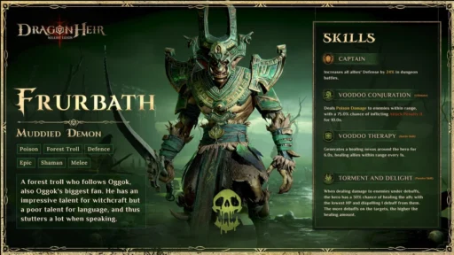 dragonheir best frurbath build