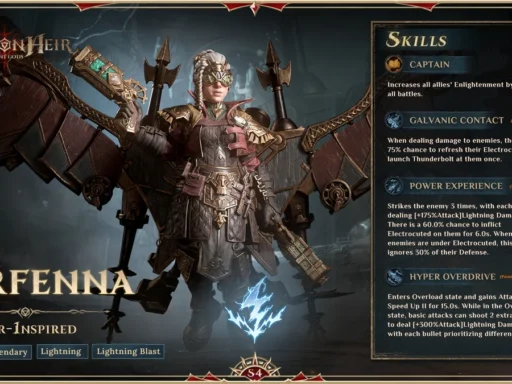 dragonheir best orfenna build