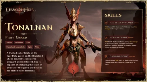 dragonheir best tonalnan build