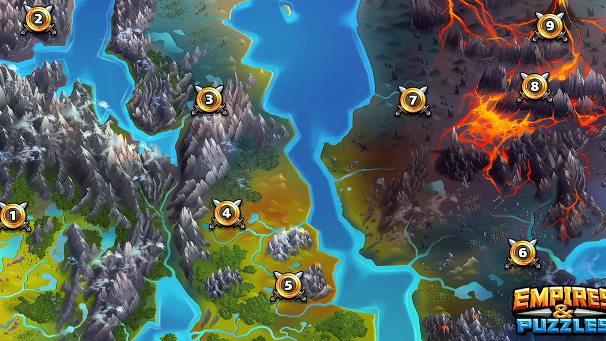 empires and puzzles best farming levels