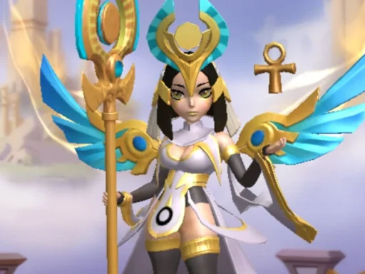 hero clash best build for goddess of life