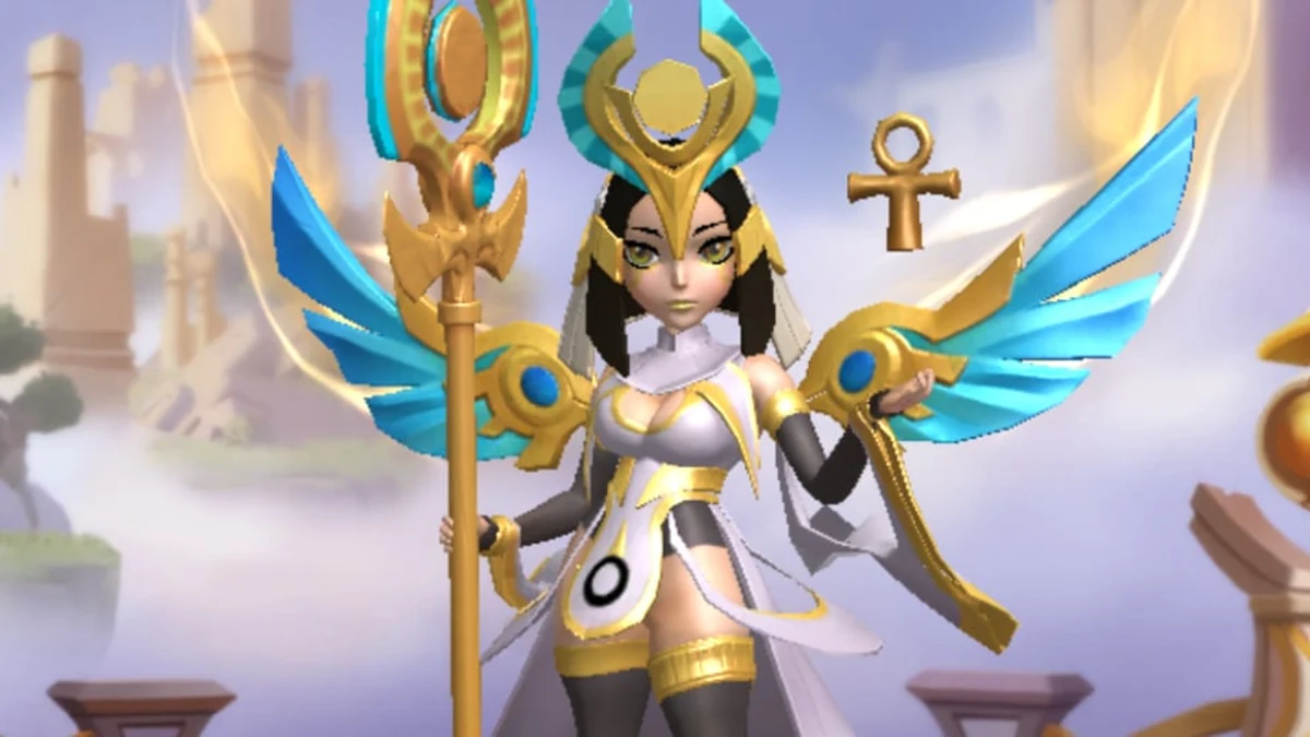 hero clash best build for goddess of life