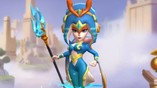 hero clash best build for ocean princess