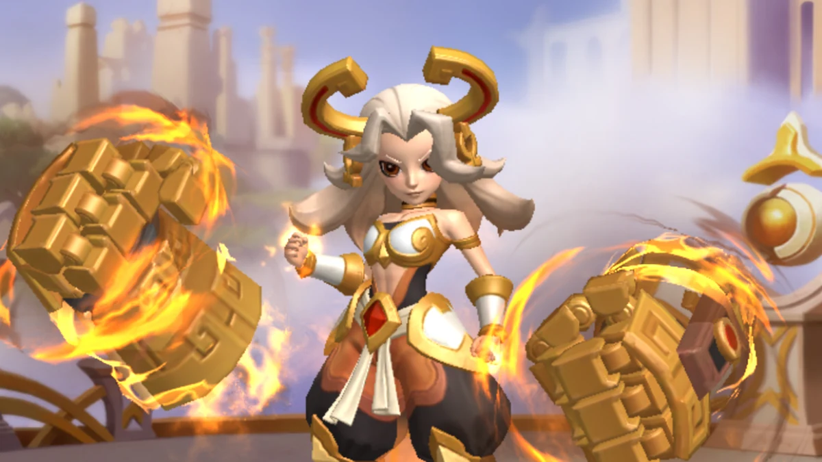 hero clash best build for wilderness god