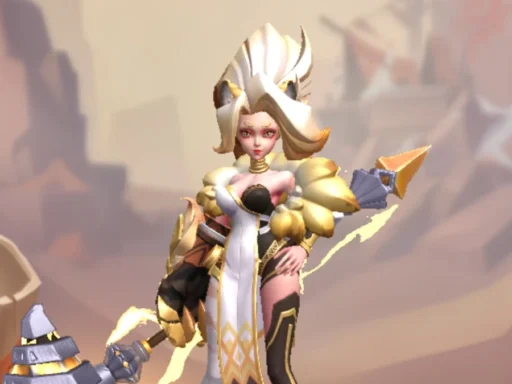 hero clash best monica build