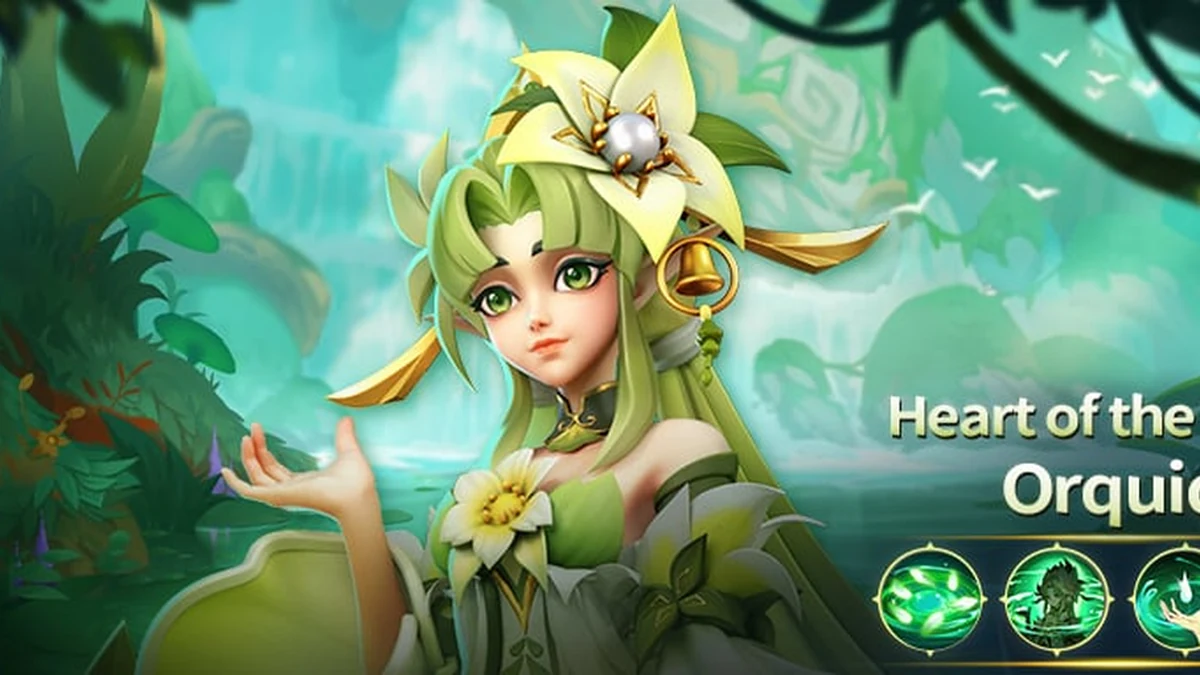 hero clash best orquidea build