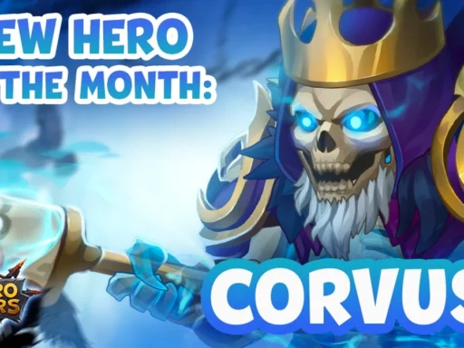 hero wars best corvus build