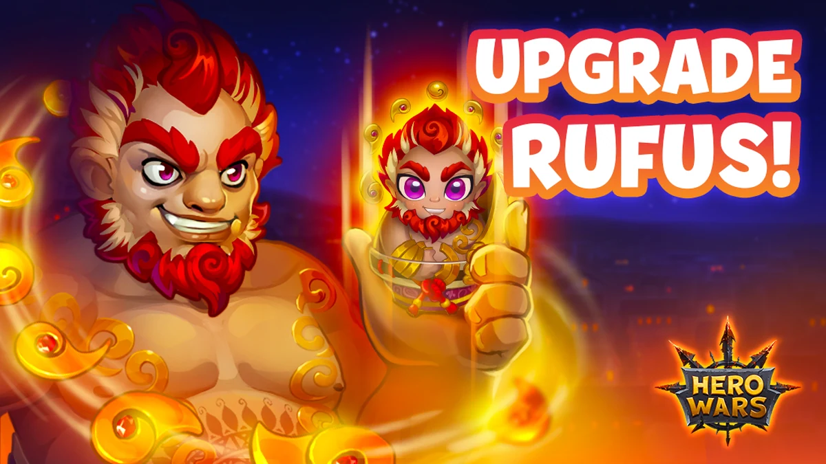 hero wars best rufus build