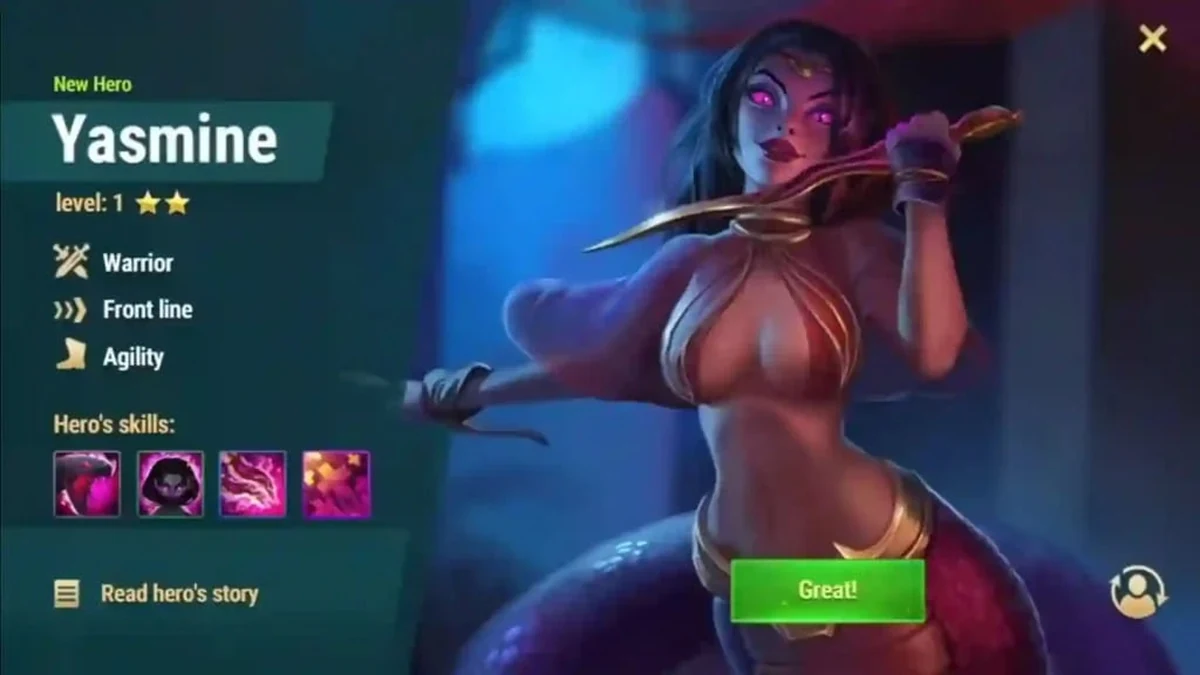 hero wars best yasmine teams