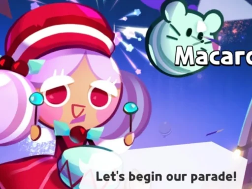 macaron cookie build