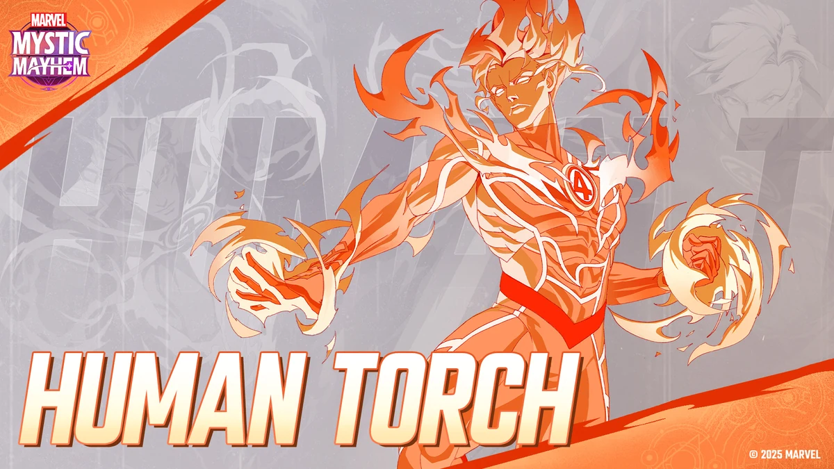 marvel mystic mayhem best human torch build