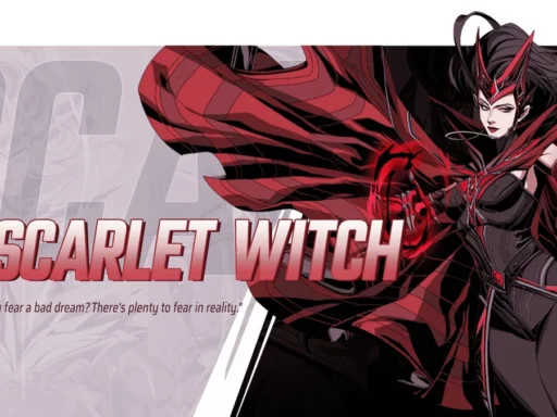 marvel mystic mayhem best scarlet witch build