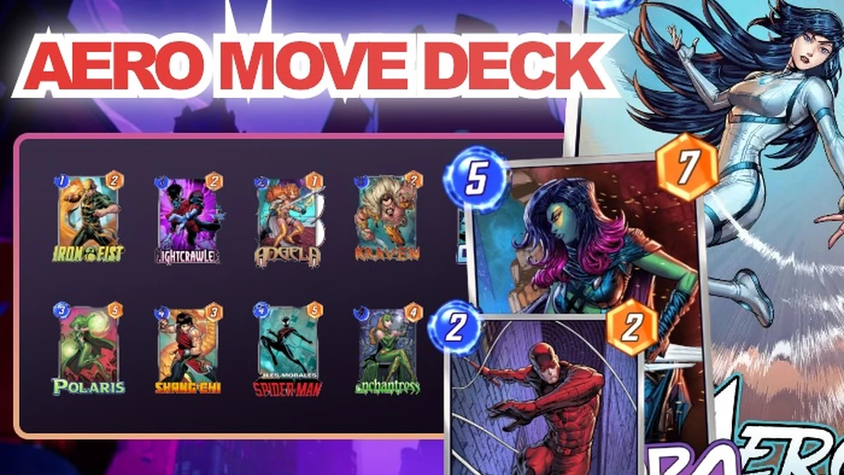 marvel snap aero move deck guide image